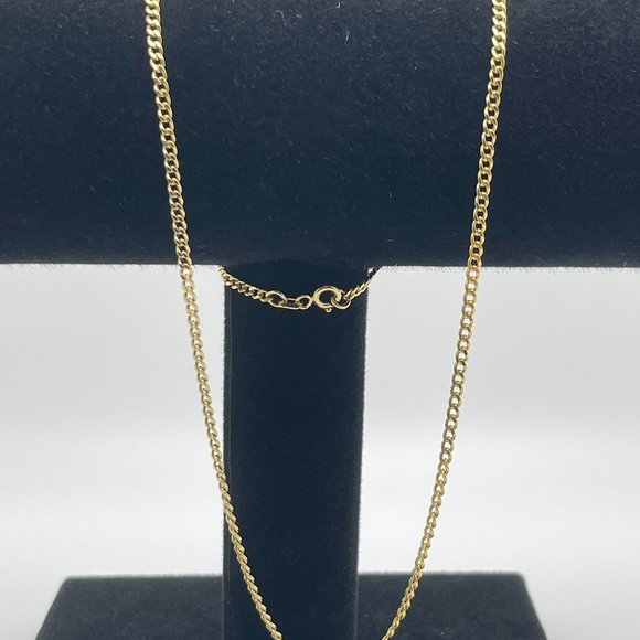 22 inch,14K Gold Curb Cuban Chain Necklace - Picture 5 of 17